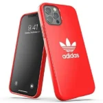 adidas SnapCase Trefoil Back Cover Πλαστικό / Σιλικόνης Κόκκινο (iPhone 12 / 12 Pro) 42293