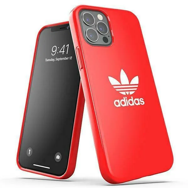 20220504142644_adidas_snapcase_trefoil_back_cover_plastiko_silikonis_kokkino_iphone_12_12_pro adidas SnapCase Trefoil Back Cover Πλαστικό / Σιλικόνης Κόκκινο (iPhone 12 / 12 Pro) 42293 - Image 1