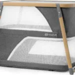 Kinderkraft Sofi 4 in 1 Παρκοκρέβατο 2 Επιπέδων με Στρώμα Γκρι 107x63cm KKLSOFIGRY0000