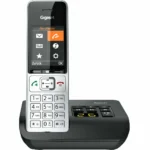 Gigaset Comfort 500A Ασύρματο Τηλέφωνο με Ελληνικό Μενού Silver/Black
