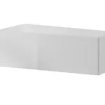 Vigo Slant White / White Gloss Μ90xΠ30xΥ40cm