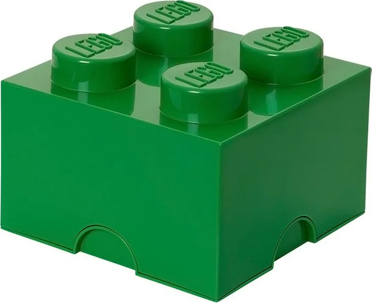 20220510010908_lego_paidiko_kouti_apothikeysis_apo_plastiko_4_stud_40031734_prasino_25x25x18cm LEGO Παιδικό Κουτί Αποθήκευσης από Πλαστικό 4-Stud Πράσινο 25x25x18cm 40031734 - Image 1