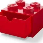 LEGO Παιδικό Κουτί Αποθήκευσης από Πλαστικό 4 Knobs Κόκκινο 40201730