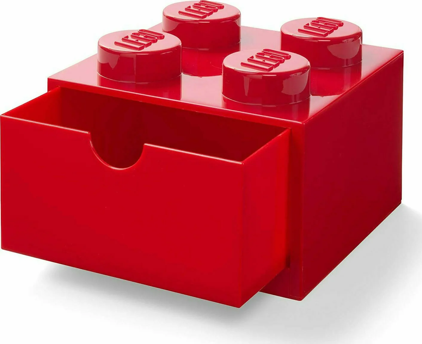 LEGO Παιδικό Κουτί Αποθήκευσης από Πλαστικό 4 Knobs Κόκκινο 40201730 - Image 1