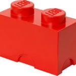 LEGO Παιδικό Κουτί Αποθήκευσης από Πλαστικό 2-Stud Κόκκινο 25x12x18cm 40021730