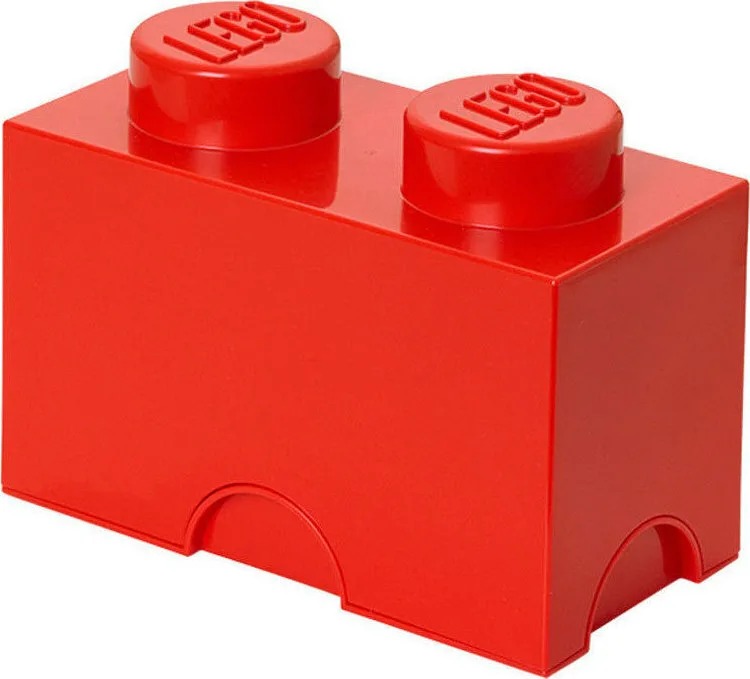 LEGO Παιδικό Κουτί Αποθήκευσης από Πλαστικό 2-Stud Κόκκινο 25x12x18cm 40021730 - Image 1
