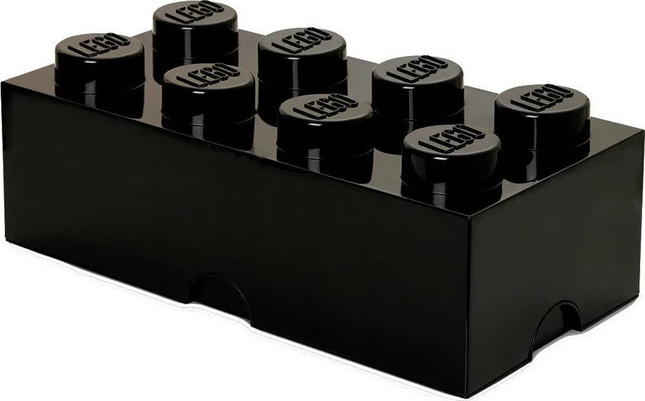 LEGO Παιδικό Κουτί Αποθήκευσης από Πλαστικό 8-Stud Μαύρο 50x25x17cm 40041733 - Image 1