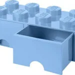 LEGO Παιδικό Κουτί Αποθήκευσης από Πλαστικό 8 Knobs Γαλάζιο 50x25x17cm 40061736