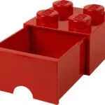 LEGO Παιδικό Κουτί Αποθήκευσης από Πλαστικό 4 Knobs Κόκκινο 25x25x18cm 40051730