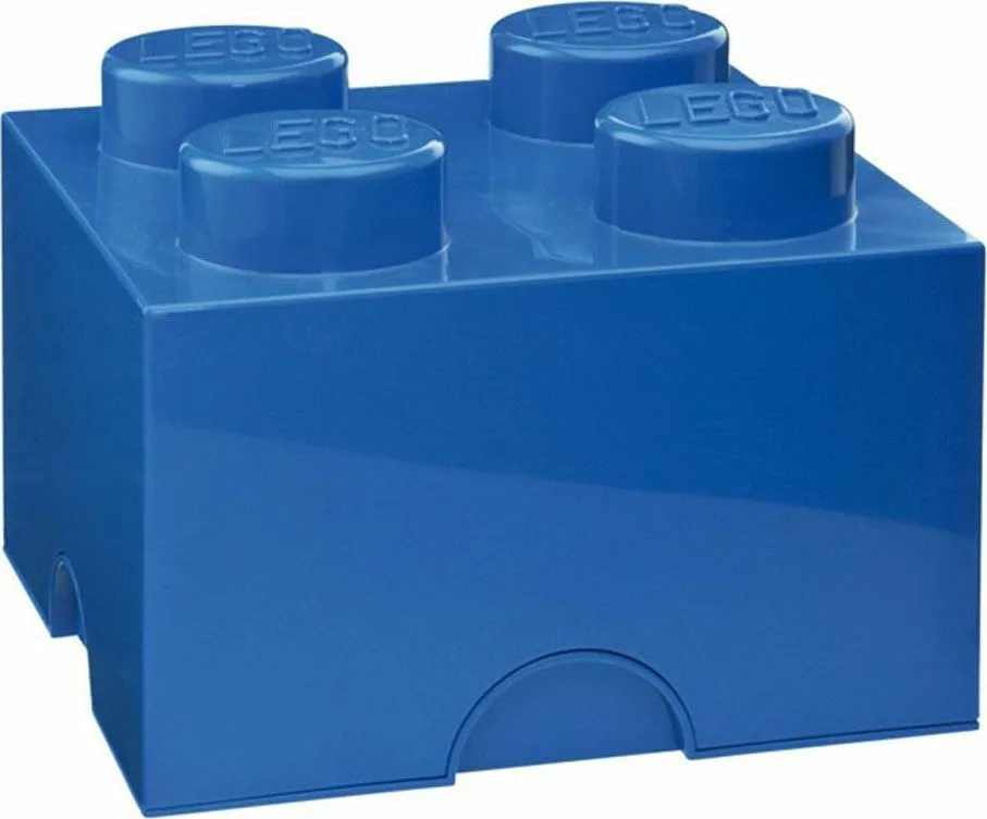 LEGO Παιδικό Κουτί Αποθήκευσης από Πλαστικό 4-Stud Μπλε 25x25x18cm 40031731 - Image 1