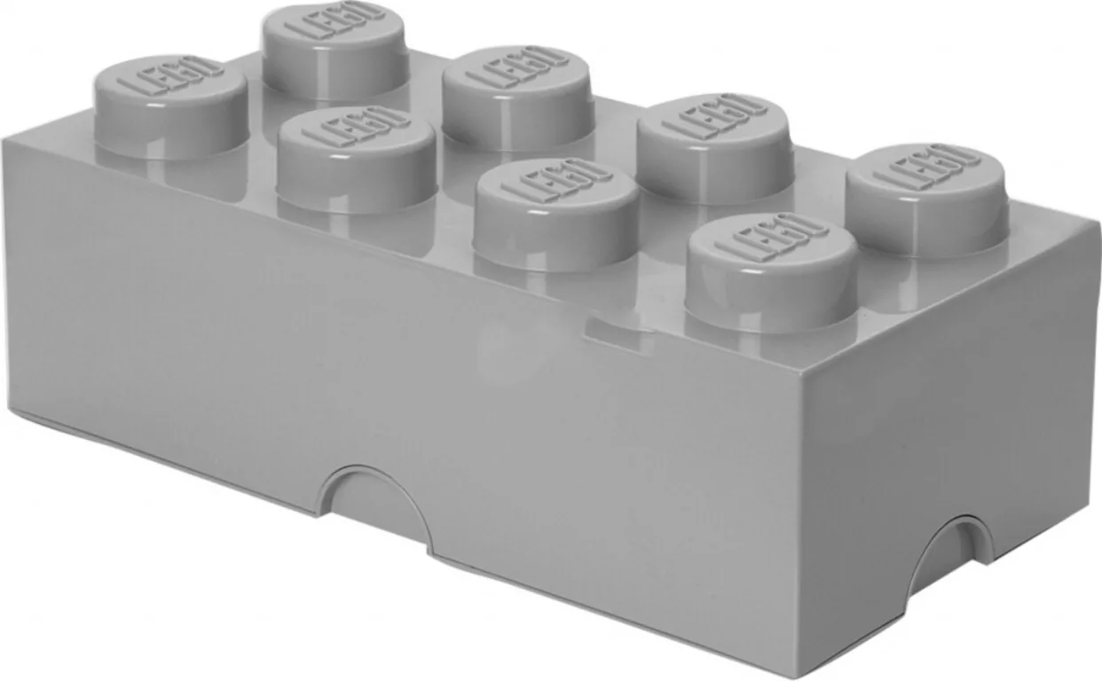 LEGO Παιδικό Κουτί Αποθήκευσης από Πλαστικό 8-Stud Γκρι 50x25x17cm 40041740 - Image 1