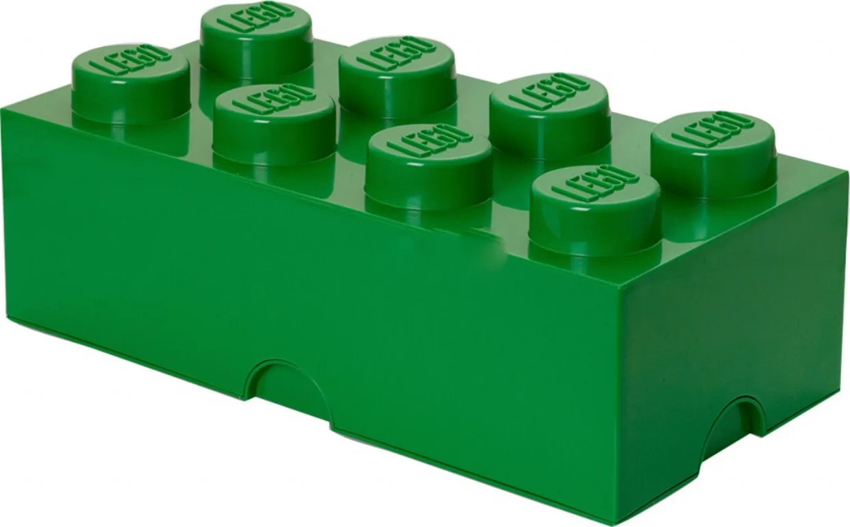 20220510011047_lego_paidiko_kouti_apothikeysis_apo_plastiko_8_stud_40041734_prasino_50x25x17cm LEGO Παιδικό Κουτί Αποθήκευσης από Πλαστικό 8-Stud Πράσινο 50x25x17cm 40041734 - Image 1