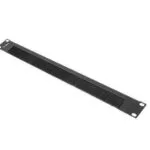 Lanberg Πάνελ Βούρτσας για Rack 19" Μαύρο AK-1103-B