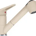 Franke Novara Plus 3150501131 Μπαταρία Κουζίνας Πάγκου με Ντουζ Μπεζ