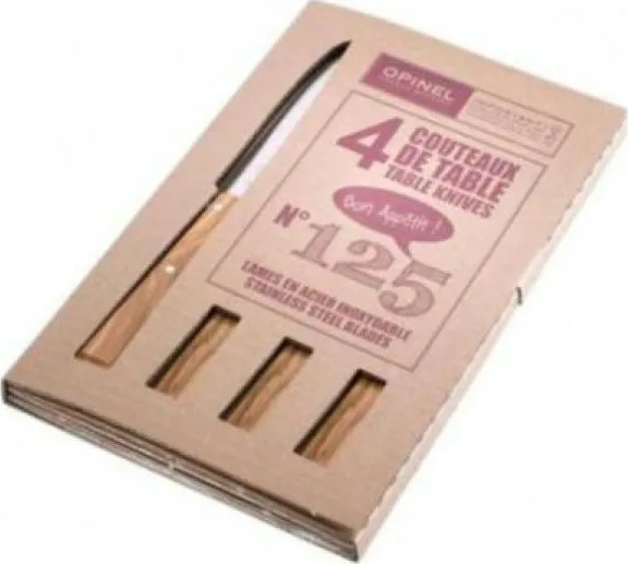 Opinel N° 125 Bon Appetit Εsprit Sud Σετ Μαχαίρια από Ανοξείδωτο Ατσάλι 001515 4τμχ - Image 1