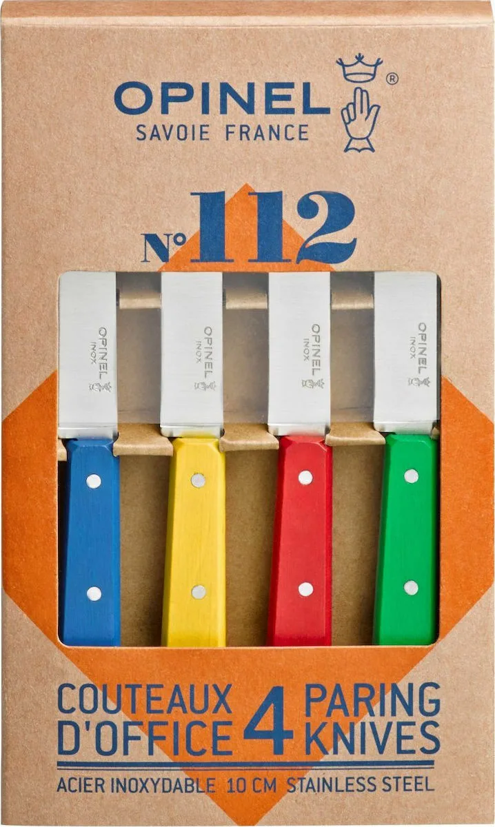 Opinel N° 112 Classic Μαχαίρια Γενικής Χρήσης από Ανοξείδωτο Ατσάλι 001233 4τμχ - Image 1