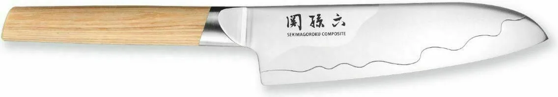 Kai Seki Magoroku Composite Μαχαίρι Santoku από Ανοξείδωτο Ατσάλι 16.5cm MGC-0402 - Image 1
