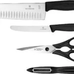 Victorinox Σετ Ανοξείδωτων Εργαλείων Μαγειρικής 4τμχ Μαύρο Swiss Classic 6.7133.4G