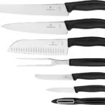 Victorinox Σετ Ανοξείδωτων Εργαλείων Μαγειρικής 7τμχ Μαύρο Swiss Classic 6.7133.7G