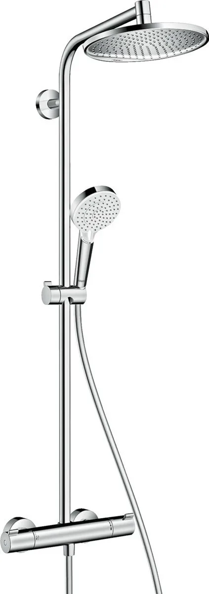 20220510175529_hansgrohe_crometta_s_240_1jet_27267000_stili_ntouz_me_mpataria Hansgrohe Crometta S 240 1jet 27267000 Στήλη Ντουζ με Μπαταρία 120.1cm - Image 1