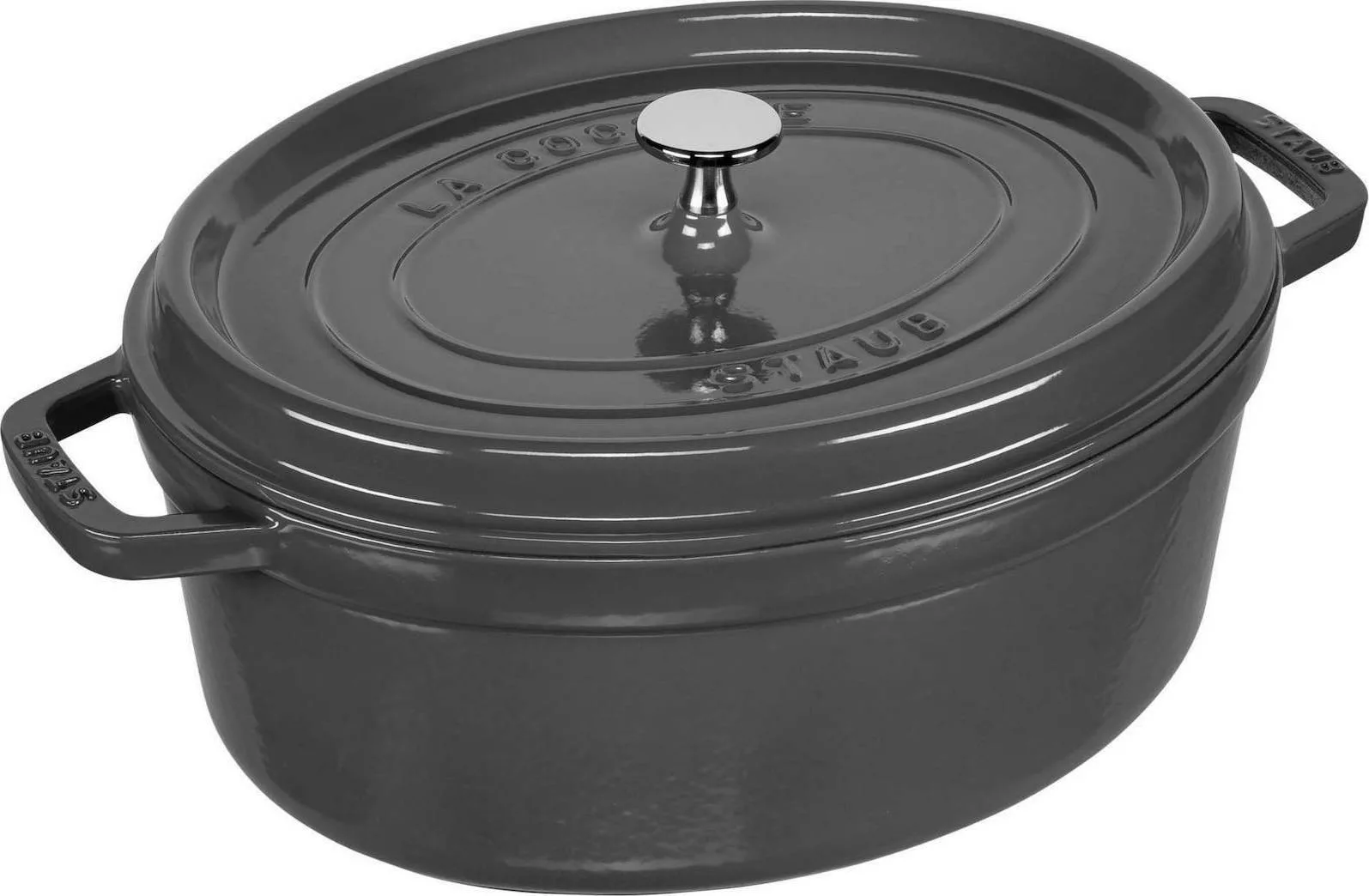 Staub Cocotte Βαθιά Κατσαρόλα από Μαντέμι 5.5lt / 29cm Graphite Grey 40509-320-0 - Image 1