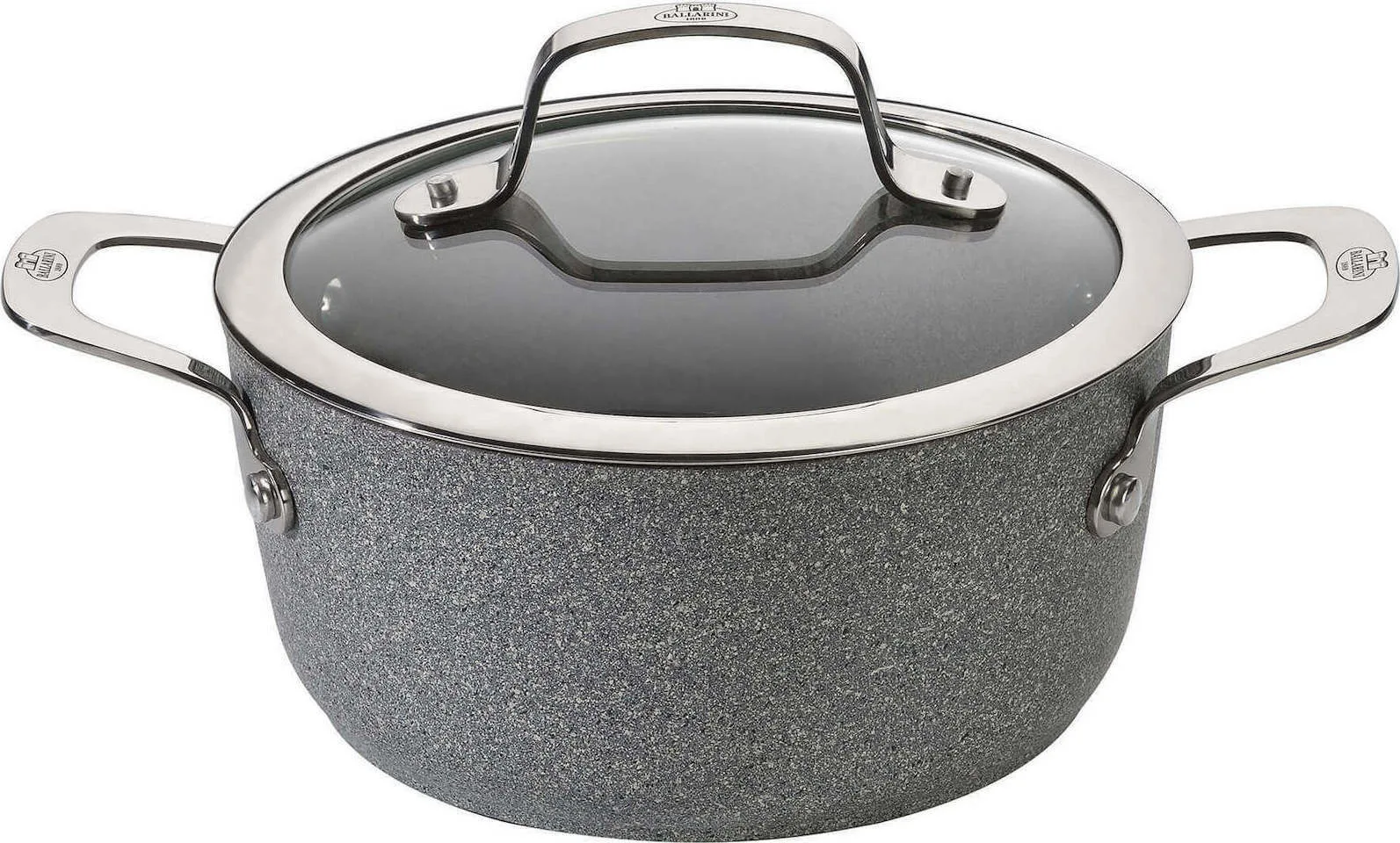 Ballarini Salina Granitium Βαθιά Κατσαρόλα από Αλουμίνιο 4.7lt / 24cm 75002-829-0 - Image 1