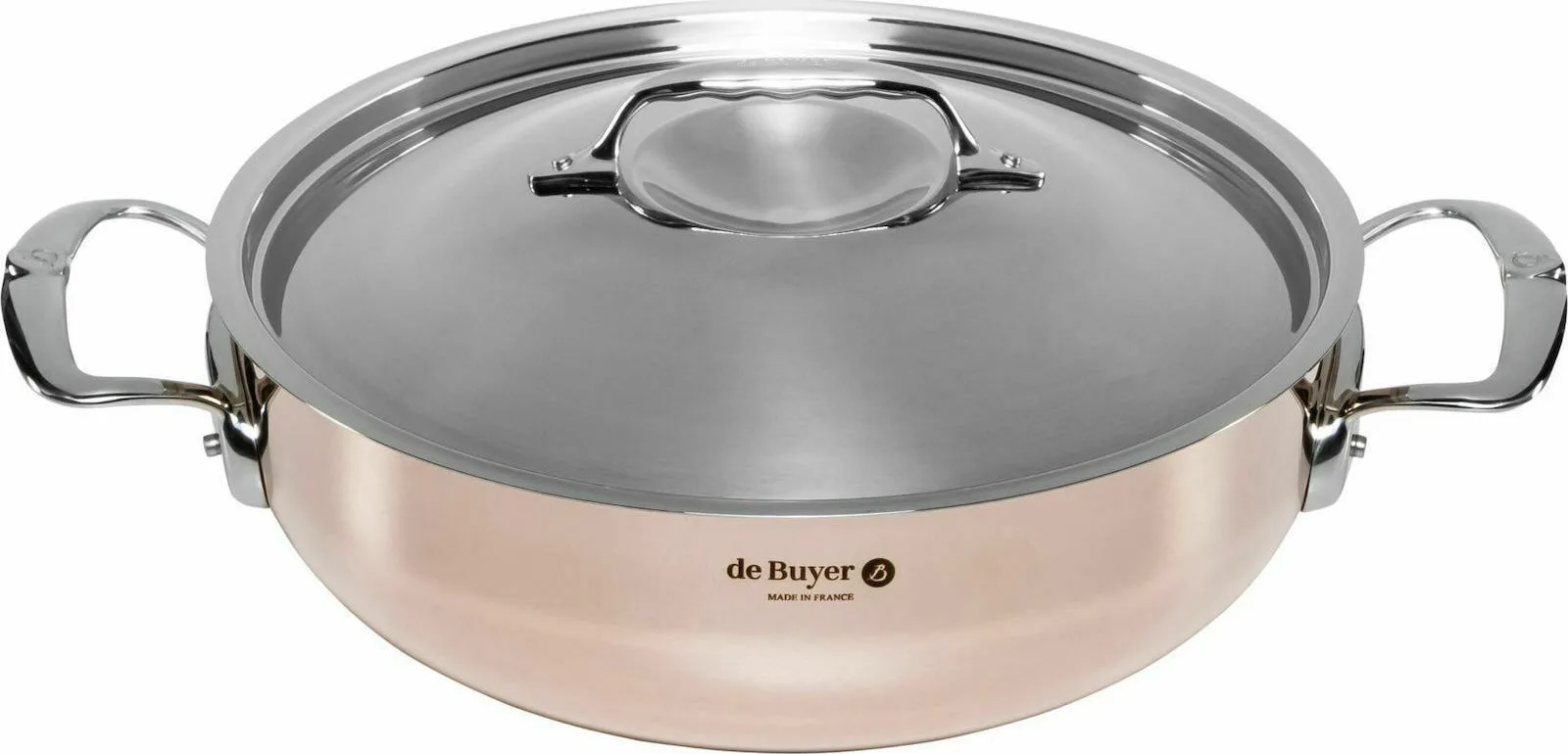 De Buyer Prima Matera Ανοξείδωτη Ρηχή Κατσαρόλα 4.9lt / 28cm 6232.28 - Image 1