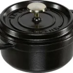 Staub Cocotte Βαθιά Κατσαρόλα από Μαντέμι 0.4lt / 12cm Black 40509-471
