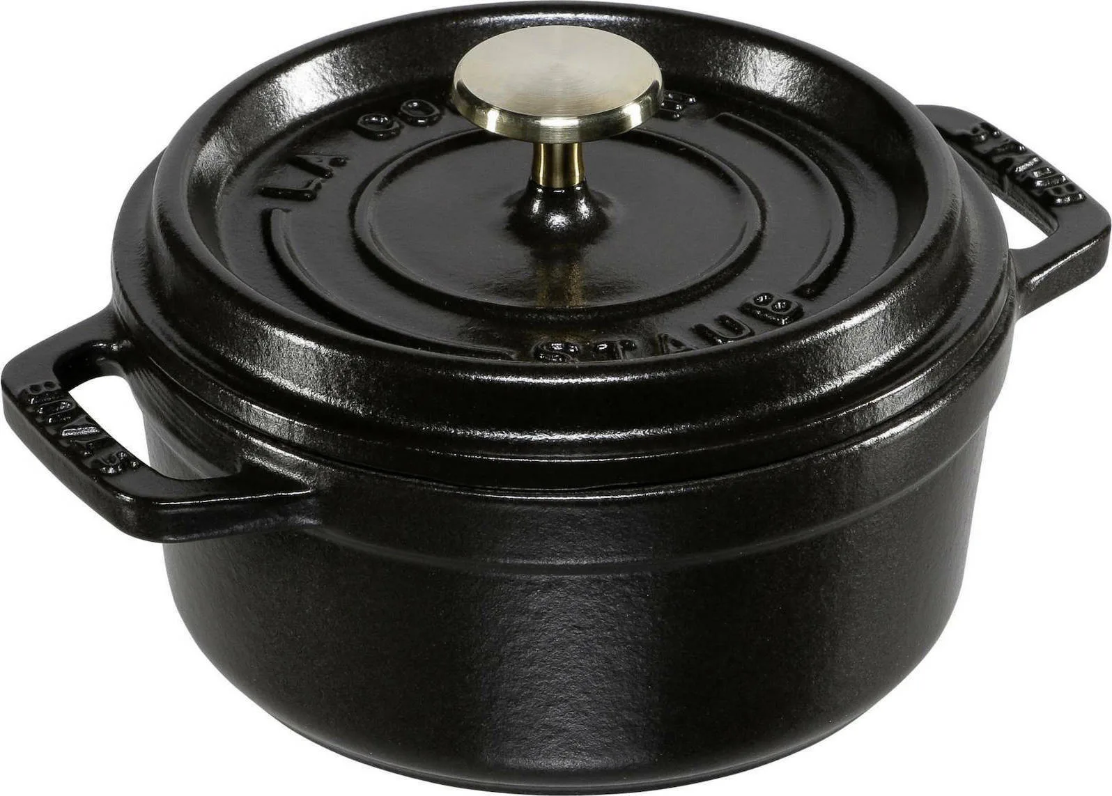 Staub Cocotte Βαθιά Κατσαρόλα από Μαντέμι 0.4lt / 12cm Black 40509-471 - Image 1