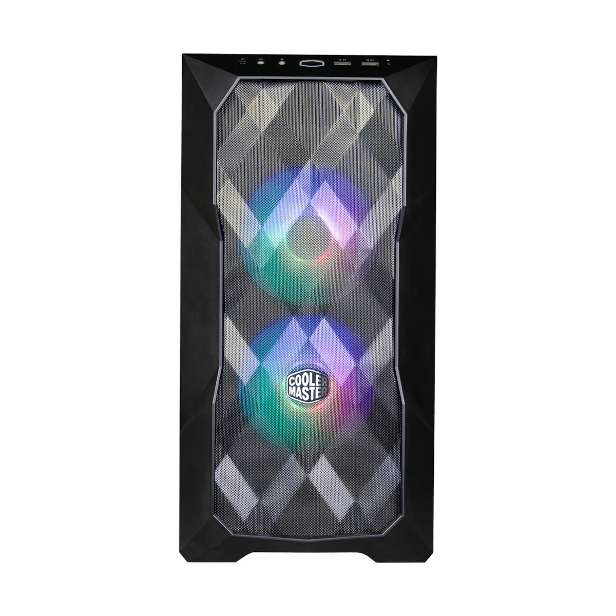 20220511150353_bb46b7a2 CoolerMaster TD300 MESH Gaming Mini Tower Κουτί Υπολογιστή με Πλαϊνό Παράθυρο και RGB Φωτισμό Μαύρο - Image 1