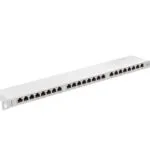 Lanberg Patch Panel Shielded για Rack 1U 19" 24 Θυρών cat6 Γκρι PPS6-0024-S