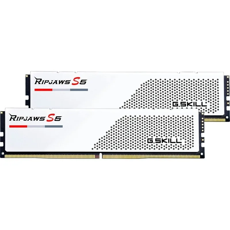 G.Skill Ripjaws S5 DDR5 32GB RAM με 2x16GB Modules και Ταχύτητα 6000 για Desktop F5-6000J3040F16GX2-RS5W - Image 1