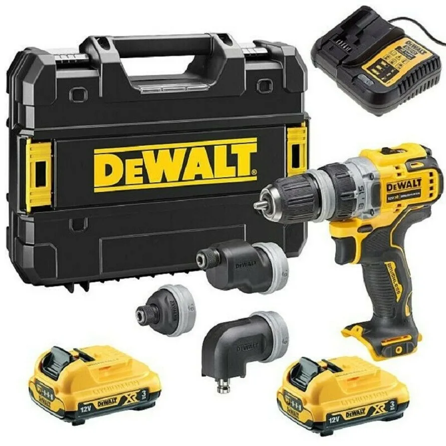 20220526102324_dba60ed1 Dewalt Δραπανοκατσάβιδο Μπαταρίας Brushless 12V 2x3Ah DCD703L2T - Image 1