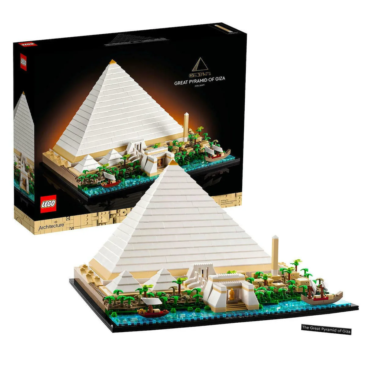 20220527093310_lego_architecture_architecture_great_pyramid_of_giza_model_gia_18_eton_21058 LEGO Architecture Great Pyramid of Giza για 18+ Ετών 1476τμχ 21058 - Image 1