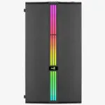 Aerocool Evo Mini Gaming Mini Tower Κουτί Υπολογιστή με Πλαϊνό Παράθυρο και RGB Φωτισμό Μαύρο