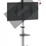 Techly ICA-TR15 Βάση Τηλεόρασης Δαπέδου έως 70" και 50kg