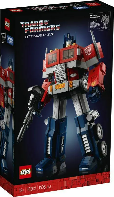 LEGO Icons Transformers Optimus Prime για 18+ Ετών 1508τμχ 10302 - Image 1