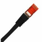 A-LAN F/UTP Cat.6 Καλώδιο Δικτύου Ethernet 0.5m Μαύρο 1τμχ KKS6CZA0.5