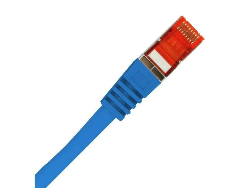 20220602123242_3c10512d A-LAN F/UTP Cat.6 Καλώδιο Δικτύου Ethernet 0.5m Μπλε 1τμχ KKS6NIE0.5 - Image 1