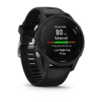 Garmin Forerunner 255 Music 46mm Αδιάβροχο Smartwatch με Παλμογράφο (Μαύρο)