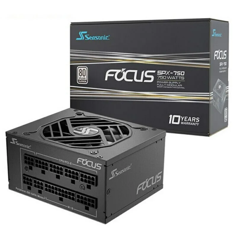 Seasonic Focus PX 750W Μαύρο Τροφοδοτικό Υπολογιστή Full Modular 80 Plus Platinum - Image 1