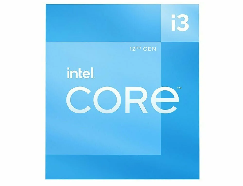 Intel Core i3-12100F 3.3GHz Επεξεργαστής 4 Πυρήνων για Socket 1700 σε Κουτί με Ψύκτρα - Image 1