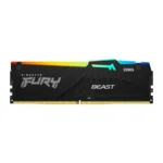 Kingston Fury Beast RGB DDR5 με Module 1x32GB και Ταχύτητα 5600 για Desktop KF556C40BBA-32