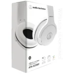 Audio Technica ATH-S220BT Ασύρματα / Ενσύρματα On Ear Ακουστικά με 60 ώρες Λειτουργίας και Quick Charge Λευκά