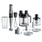 Braun Multiquick 9 MQ9195XLI Ραβδομπλέντερ με Ανοξείδωτη Ράβδο 1200W Μαύρο