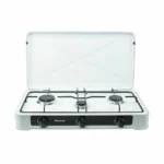 Ravanson K-03T Επιτραπέζια Εστία Υγραερίου Τριπλή Λευκή