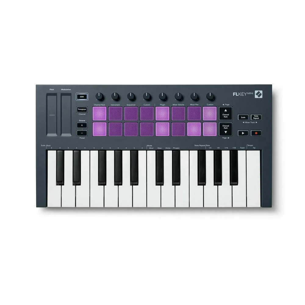 20220609112047_166c31dd Novation Midi Keyboard FLkey Mini με 25 Πλήκτρα σε Μαύρο Χρώμα - Image 1
