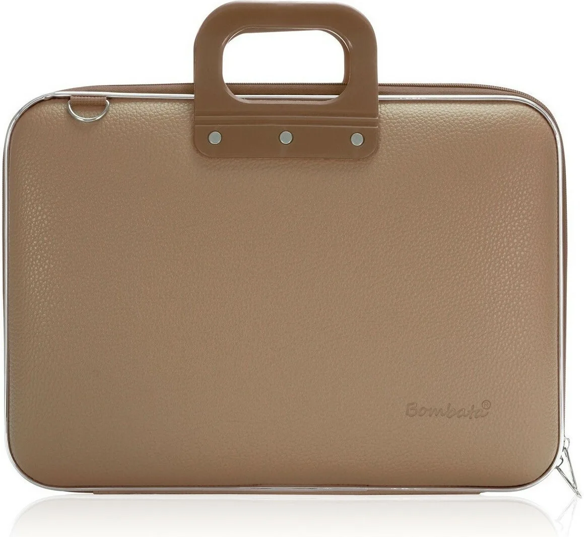 20220609120548_bombata_classic_tsanta_omou_cheiros_gia_laptop_15_6_taupe Bombata Classic Τσάντα Ώμου / Χειρός για Laptop 15.6" Taupe - Image 1
