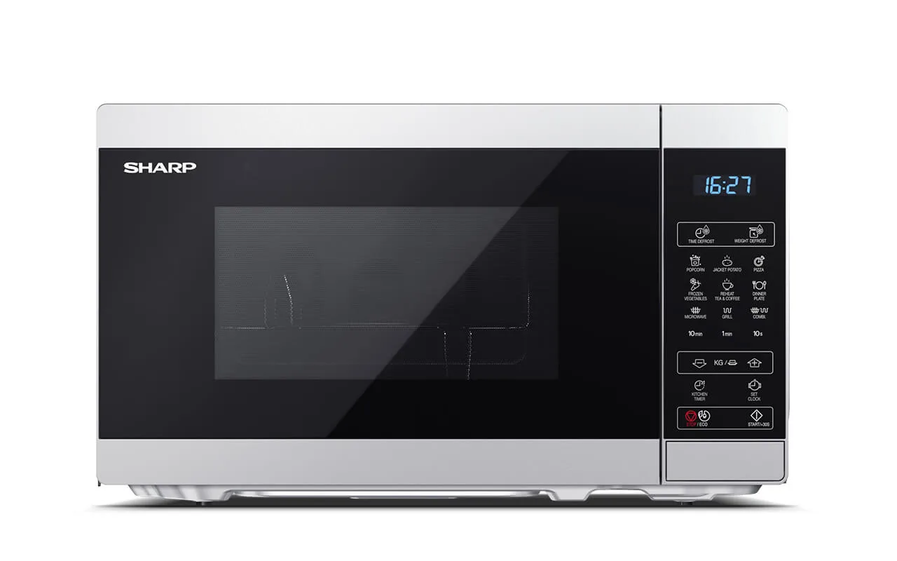 20220610113312_sharp_yc_mg02e_s_fournos_mikrokymaton_me_grill_20lt_gri Sharp YC-MG02E-S Φούρνος Μικροκυμάτων με Grill 20lt Γκρι - Image 1