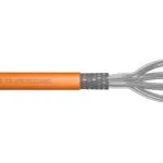 Digitus S/FTP Cat.7 Καλώδιο Δικτύου Ethernet χωρίς ακροδέκτες 25m Πορτοκαλί 1τμχ DK-1743-VH-025